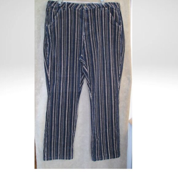 Jessica Striped Corduroy Pants Women - Size 18W - Picture 13 of 14